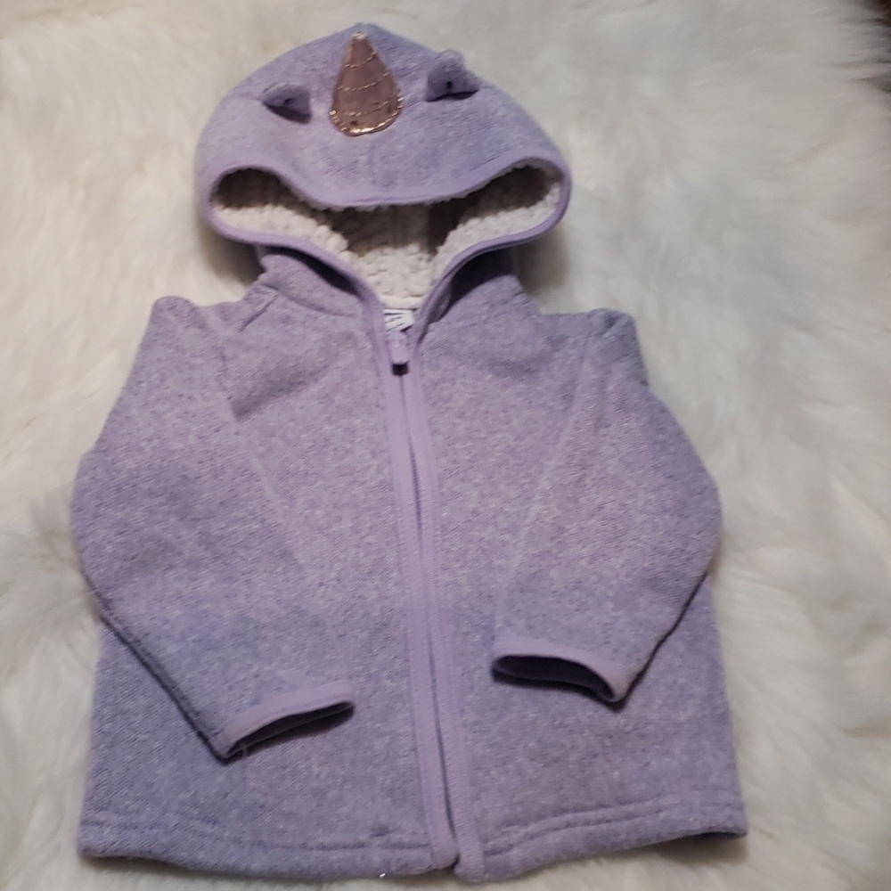 6-12m old navy fleece jacket